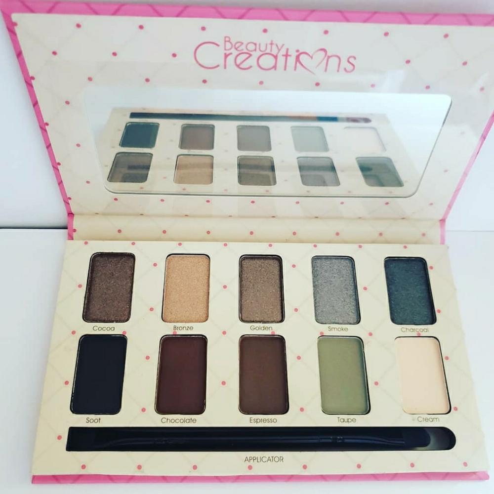 Eyeshadow palette the beauty creations tease